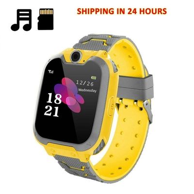 Smartwatch Infantil Smartch Mtk6261d à Prova D'água Azul Claro Edição Padrão