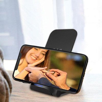 Carregador Vertical Wireless 15w Qi Sem Fio Para Iphone Samsung