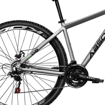 Bicicleta Aro 29 Absolute 21 Marchas Quadro Alumínio Freio A Disco Mtb - Cinza - 15 Cinza