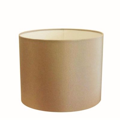 Cúpula Abajur E Luminária Cilíndrica Vivare Cp-7019 ø40x30cm - Bocal Nacional Palha
