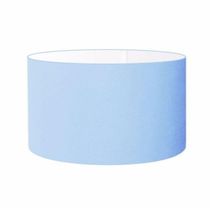 Cúpula Abajur Cilíndrica Cp-7025 ø50x30cm Azul Bebê