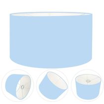 Cúpula Abajur Cilíndrica Cp-7025 ø50x30cm Azul Bebê