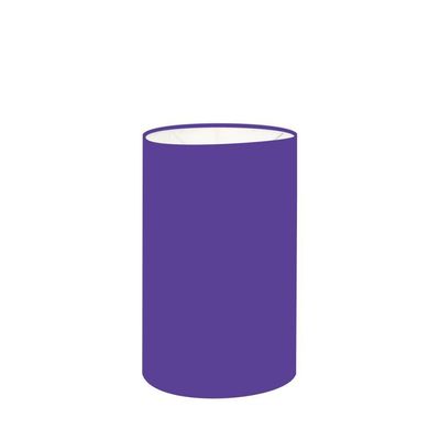 Cúpula Abajur E Luminária Cilíndrica Vivare Cp-7002 ø13x30cm - Bocal Nacional Roxo