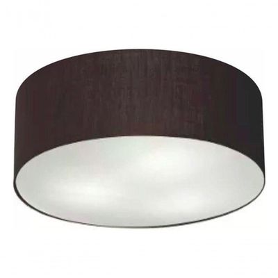 Plafon Para Sala De Estar Cilíndrico Se-3014 Cúpula Cor Preto