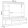 Rack Para Sala Com Painel Para Tv 70 Pol Led 238cm Spencer L05 Tauari Off White Fosco - Lyam Decor