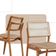 Conjunto Com 2 Cadeiras Madeira Eva Premium Veludo Bege Imbuia Natural