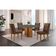 Conjunto Mesa Olímpia Em Mdf Com 4 Cadeiras Liz Moderna Veludo Marrom Grafite Imbuia