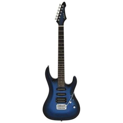 Guitarra Aria Mac-std Metallic Blue Shade