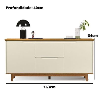 Aparador Buffet Flow - 2 Portas Em Mdf-mdp - Ej Móveis