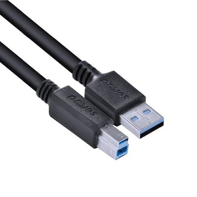 Cabo Para Impressora E Hd Externo Usb A 3.0 Macho Para Usb B 3.0 Macho 28awg Puro Cobre 3 Metros - Puabm3-3