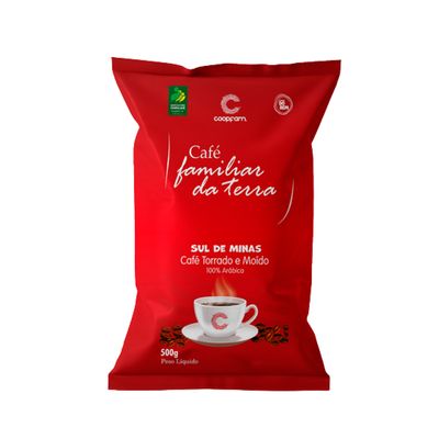 Café Familiar da Terra Sustentável Moído Coopfam 500g