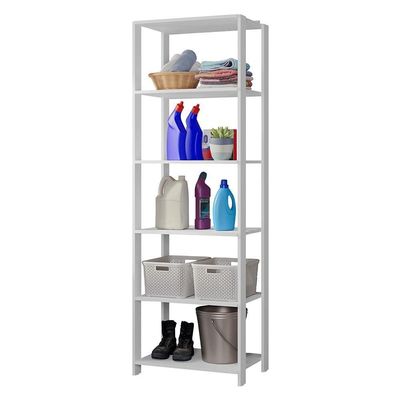 Estante Armário Multiuso Para Lavanderia 59cm Madesa Branco