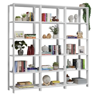 Estante Armário Multiuso Para Livros 177cm Madesa Branco