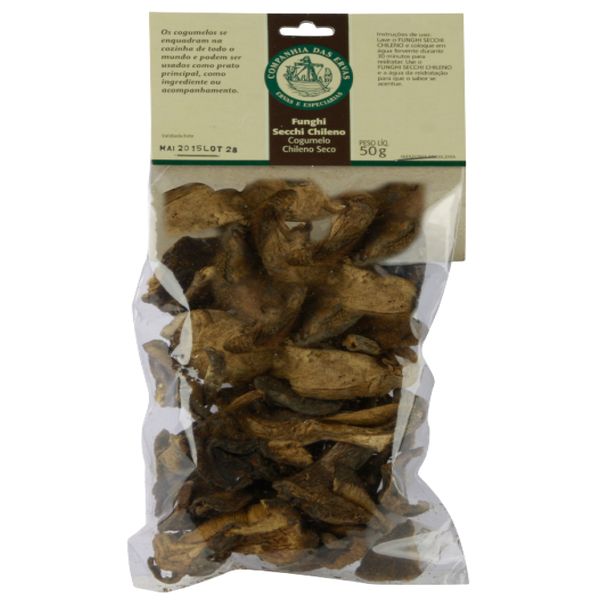 Funghi Secchi Chileno Companhia das Ervas 50g