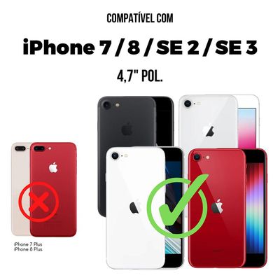 Película para iPhone 7 / 8 / SE 2 - Defender Pro - Preta - Gshield
