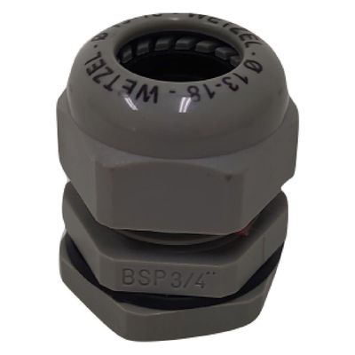 Conector Prensa Cabo 3-4 Com Rosca Contraporca - E019200040 - Wetzel
