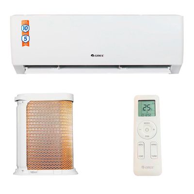 Ar-Condicionado Split Gree Inverter Quente e Frio 24000 BTUS GWH24AGE-D3DN Branco / 220V