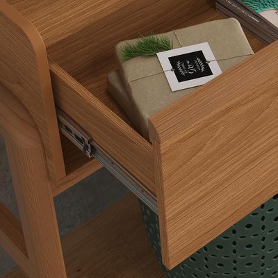 Aparador Para Sala Elegance 2 Gavetas E Pés Madeira Maciça Jequitiba Jequitiba