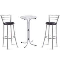 Bistrô Com 2 Banquetas Cromadas