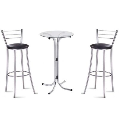 Bistrô Com 2 Banquetas Cromadas