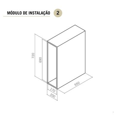Porta Toalhas Triplo Deslizante Aço 12,5x42cm Pano Prato Cozinha Armário Massuti Copat
