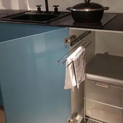 Porta Toalhas Triplo Deslizante Aço 12,5x42cm Pano Prato Cozinha Armário Massuti Copat