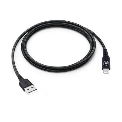 Cabo Lightning / USB-A - Survivor - Preto - 1,5M  no Atacado - Caixa Fechada 10 Unidades - Gshield