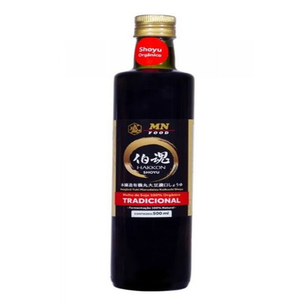 Shoyu Orgânico Tradicional MN Food 500 ml