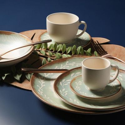 Conjunto Pratos Fundos 6 Pçs Coup Mediterrâneo Porto Brasil