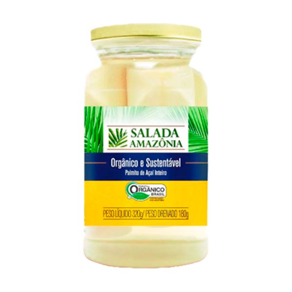 Palmito Açaí Inteiro Orgânico Salada Amazônia 320g