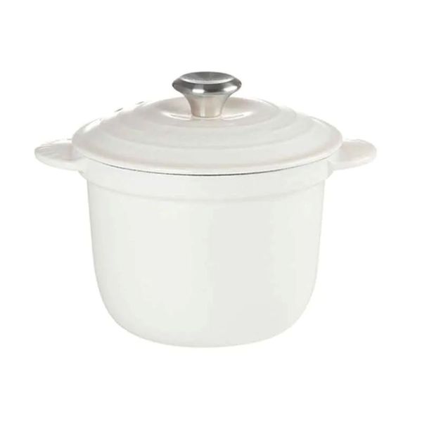PANELA DE ARROZ LE CREUSET SEM TAMPA INTERNA 18CM BRANCA 22110016010041