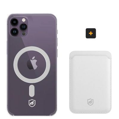 Kit Magsafe - Capa case capinha e Carteira para iPhone 14 Pro Max - Gshield