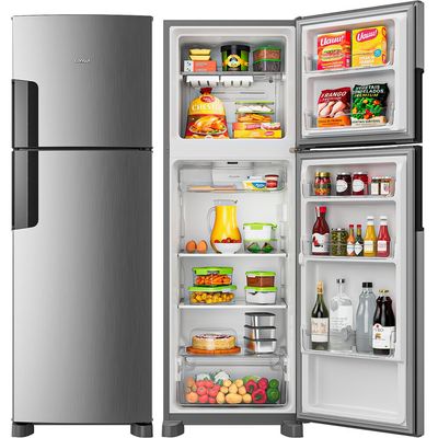 Geladeira Consul 377 Litros Frost Free Duplex - CRM44MK Inox / 110V