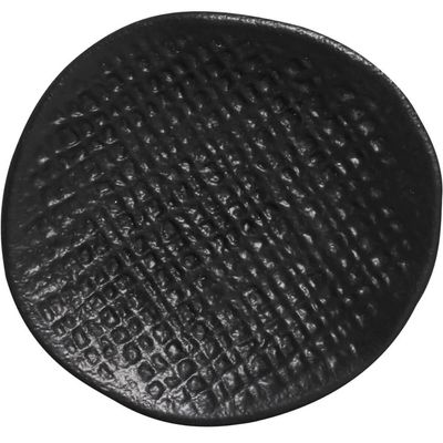 Kit 6 Ramequins Cerâmica Stoneware Porto Brasil 57ml Preto Matte Juta Molheira Média Shoyo Molhos Pe
