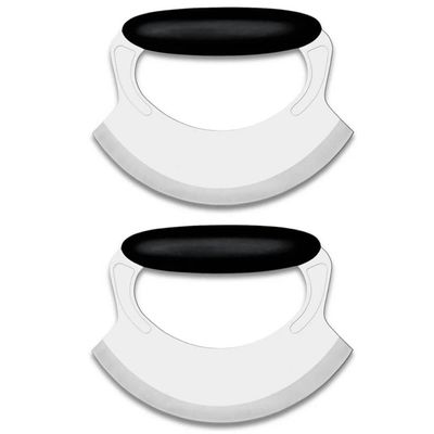 Kit 2 Cortadores de Pizza Pluss Inox 16,5cm Precision Preto Brinox Carnes Massas Legumes