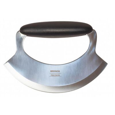 Kit 2 Cortadores de Pizza Pluss Inox 16,5cm Precision Preto Brinox Carnes Massas Legumes