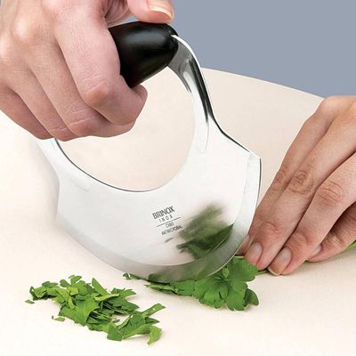 Kit 2 Cortadores de Pizza Pluss Inox 16,5cm Precision Preto Brinox Carnes Massas Legumes