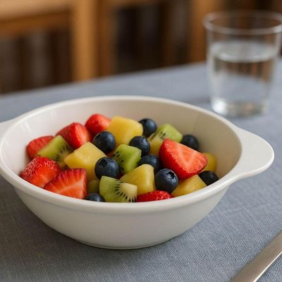 Cumbuca Branca Coza Uno 100ml Plástica Bowl Tigela 11,5x9x2,5cm Cozinha Sobremesas