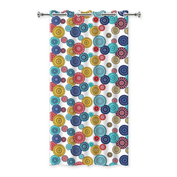 Cortina para Box Estampa de Mandala - Com Gancho Cortina para Box Estampa de Mandala - Com Gancho