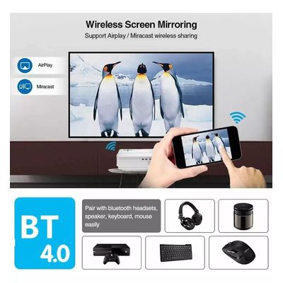 Projetor Led Smart Android Wifi/bluetooth Exbom Pj-s300