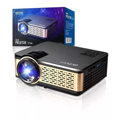 Projetor Led Smart Android Wifi/bluetooth Exbom Pj-s300