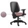 Cadeira Giratória Job L02 Executiva Ergonômica Escritório Suede Rosê - Lyam Decor