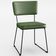 Kit 2 Cadeiras Decorativa Estofada Sala De Jantar Base Aço Allana L02 Facto Verde Musgo - Lyam Decor