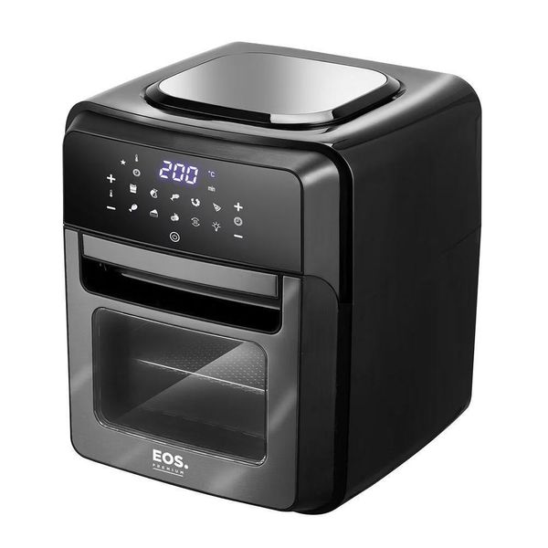 Conjunto Fritadeira Air Fryer Digital Eaf12t 220v Eos E Colher Para Arroz Laguna Tramontina 220v