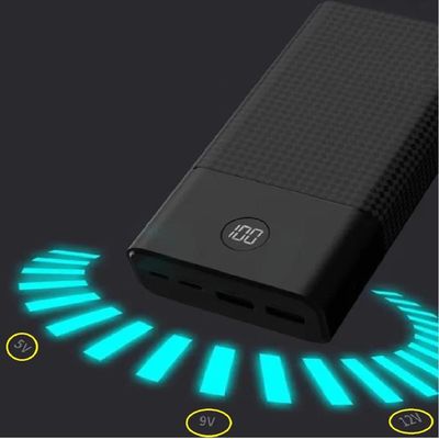Carregador Portátil Power Bank 30.000mah Super Carga Rápida Preto