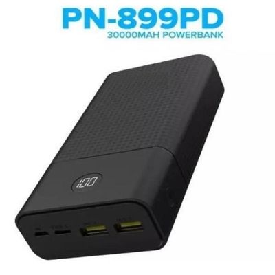 Carregador Portátil Power Bank 30.000mah Super Carga Rápida Preto