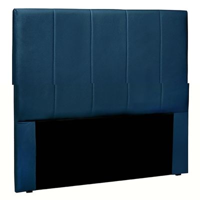 Cabeceira Decorativa King Size 1,95M Erza Veludo Azul Marinho - Gran Belo
