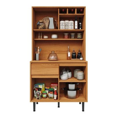 Armário De Cozinha Completa Easy 4 Portas 1 Gaveta - Movelove Jequitiba Jequitiba