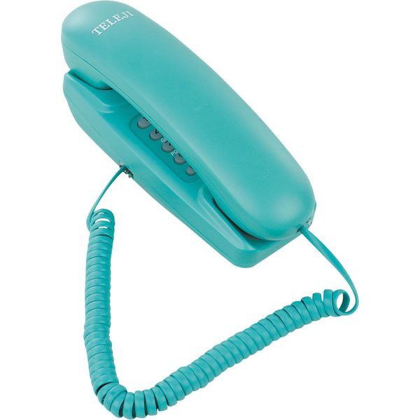 Telefone Gôndola com Bloqueador Colorido KXT3026X Teleji Verde Azul Telefone Gôndola com Bloqueador Colorido KXT3026X Teleji Verde Azul