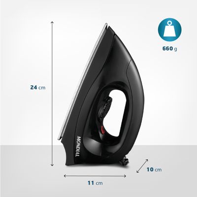 Ferro de Passar a Seco Mondial Preto 1200W FSN-55-B 110
